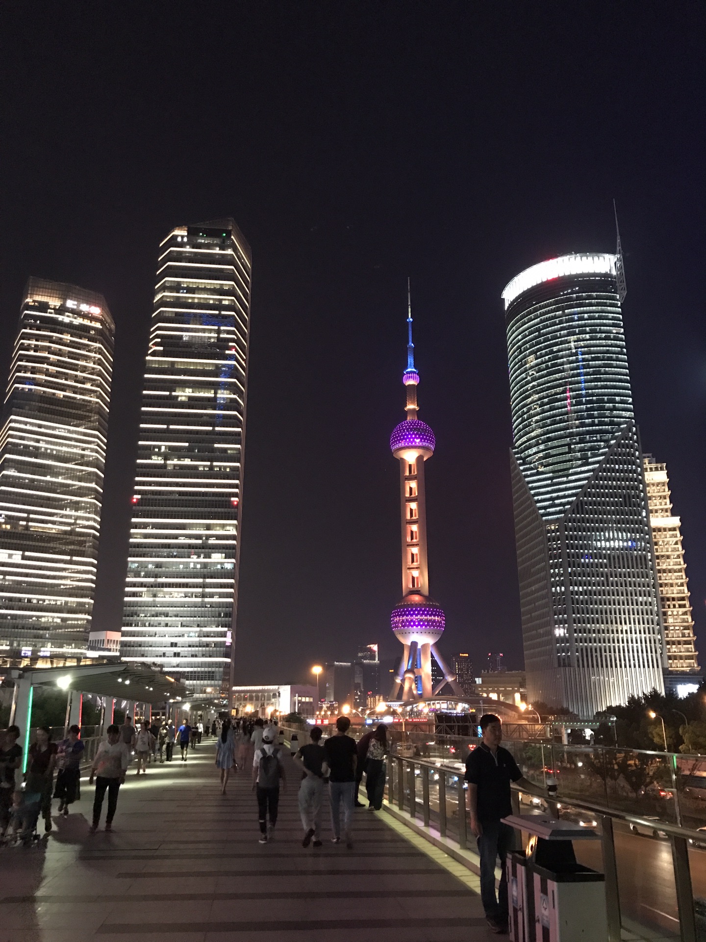 上海环球金融中心夜景.