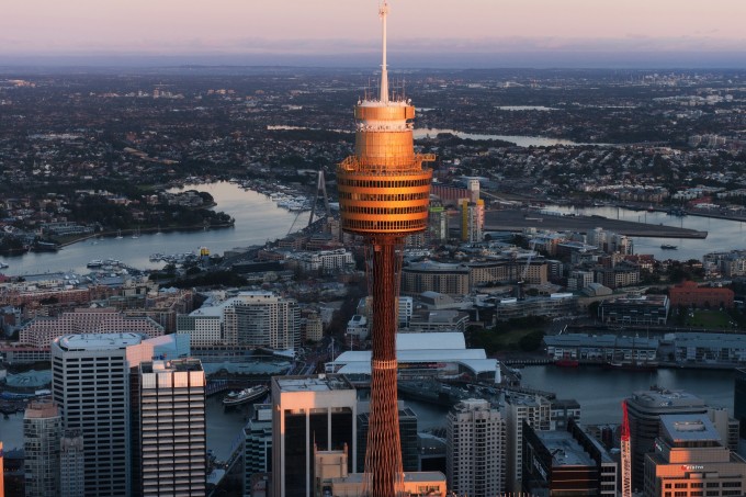sydney tower,sydneytowereye 悉尼塔(sydneytower)和悉尼歌剧院,悉尼海港大桥并称为悉尼三大地标