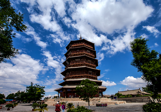 大同云冈石窟应县木塔悬空寺一日游山西旅游品质纯玩雁北风情