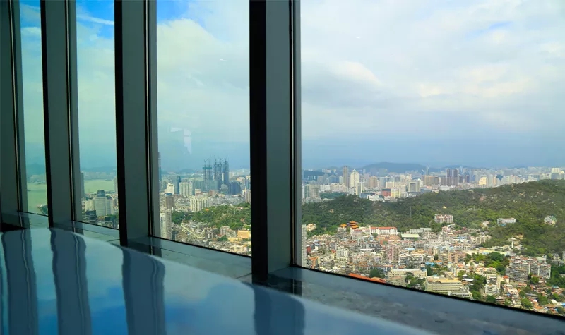 世茂云上厦门观光厅门票双子塔高空俯瞰厦门360度透明海景观平台
