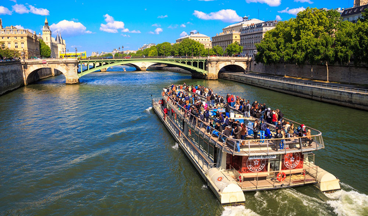 下单立即出票/巴黎塞纳河游船观光票bateaux parisiens玻璃顶船(电子