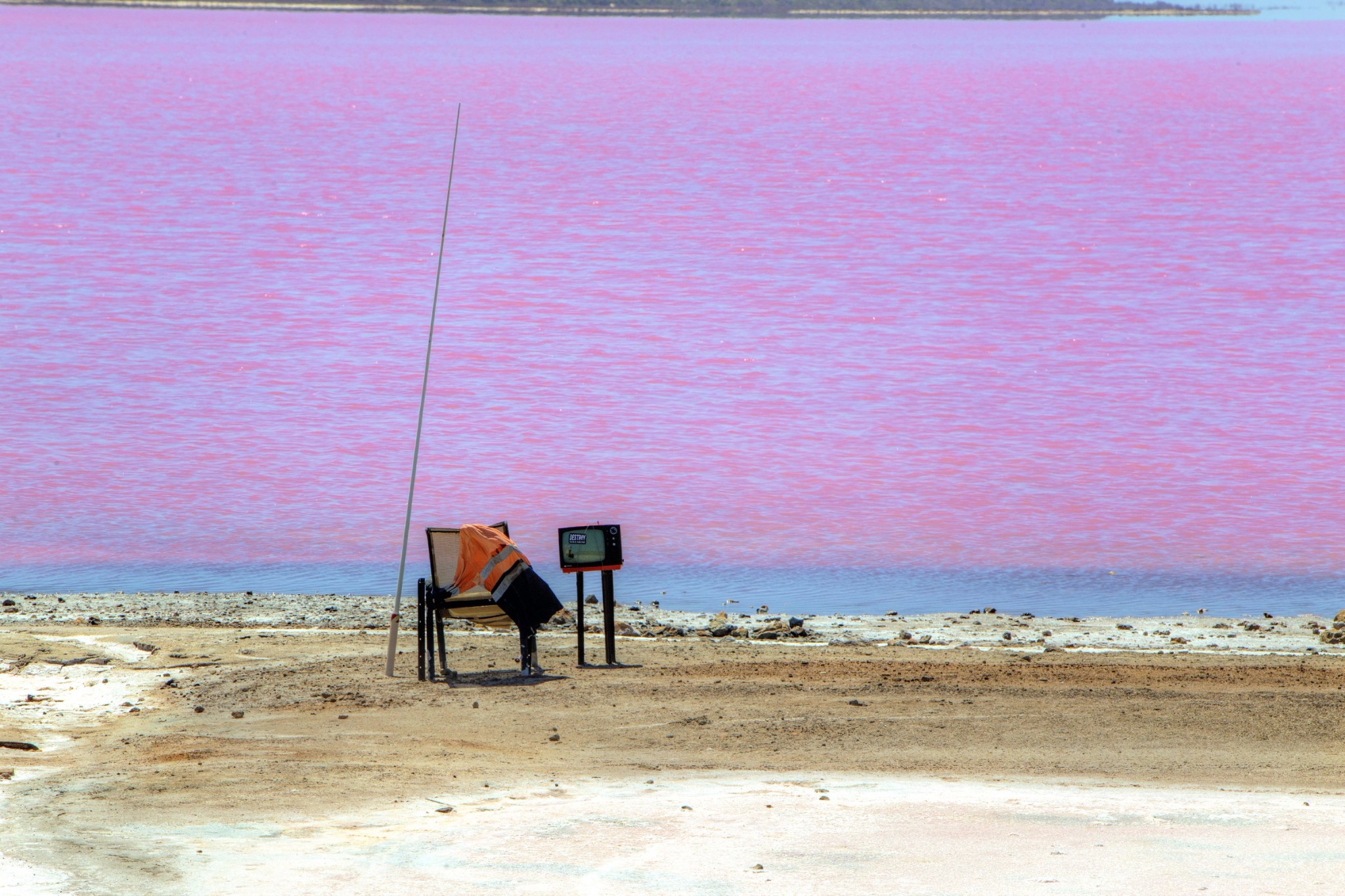 粉色赫特泻湖 hutt lagoon