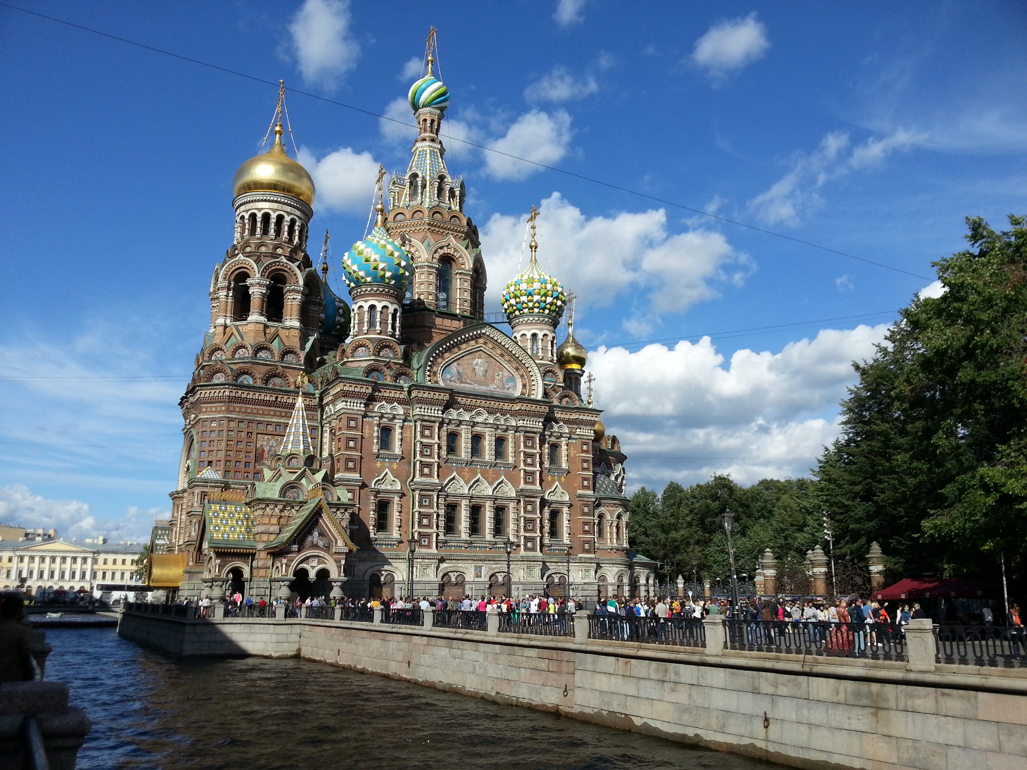 俄罗斯双首都游遇到世界杯(18)滴血大教堂,圣彼得堡游