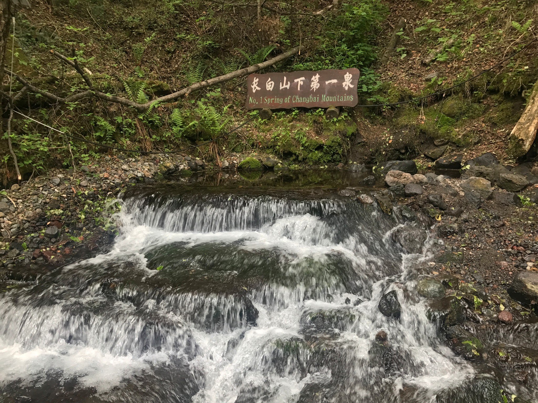 它由百涌泉,连珠泉,鹿饮泉,拱水泉等组成了一道亮丽的景观;卧溪桥.