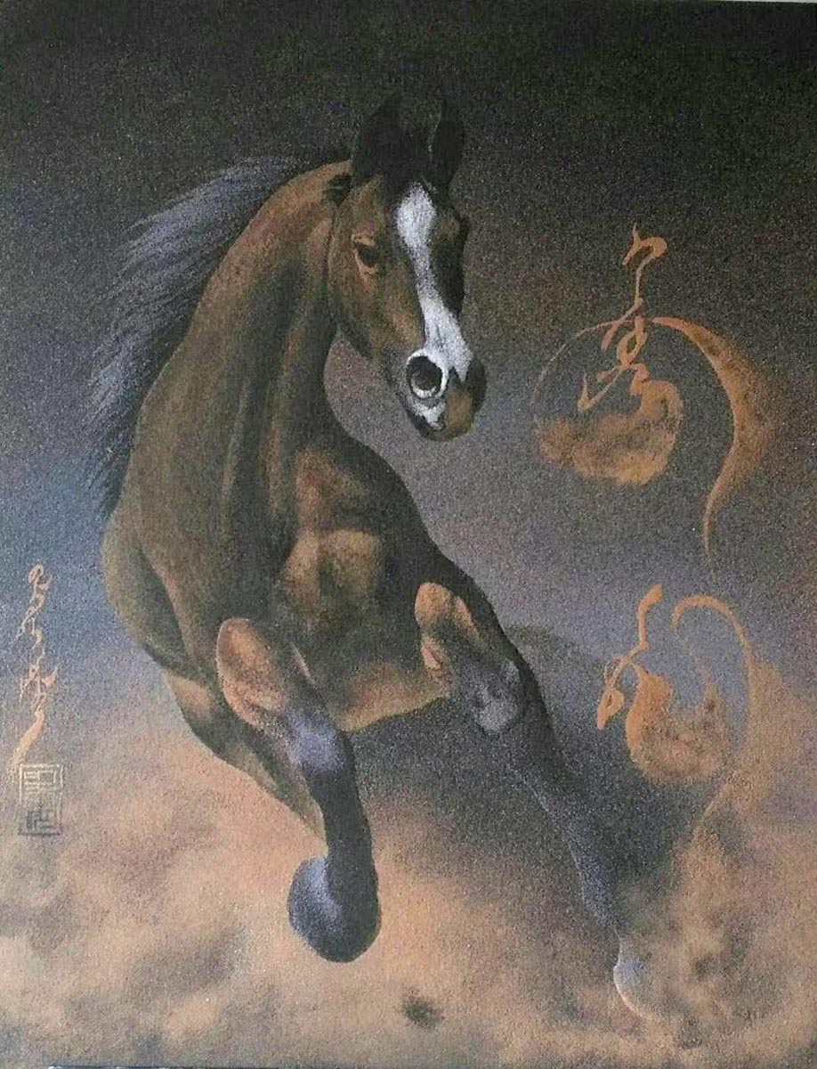 【艺术市场】蒙古族画家别立古岱作品欣赏(组图)