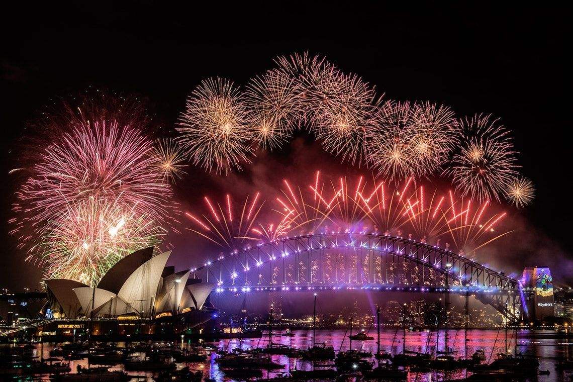 澳大利亚跨年夜烟火大盘点,在南半球过一个夏日新年!