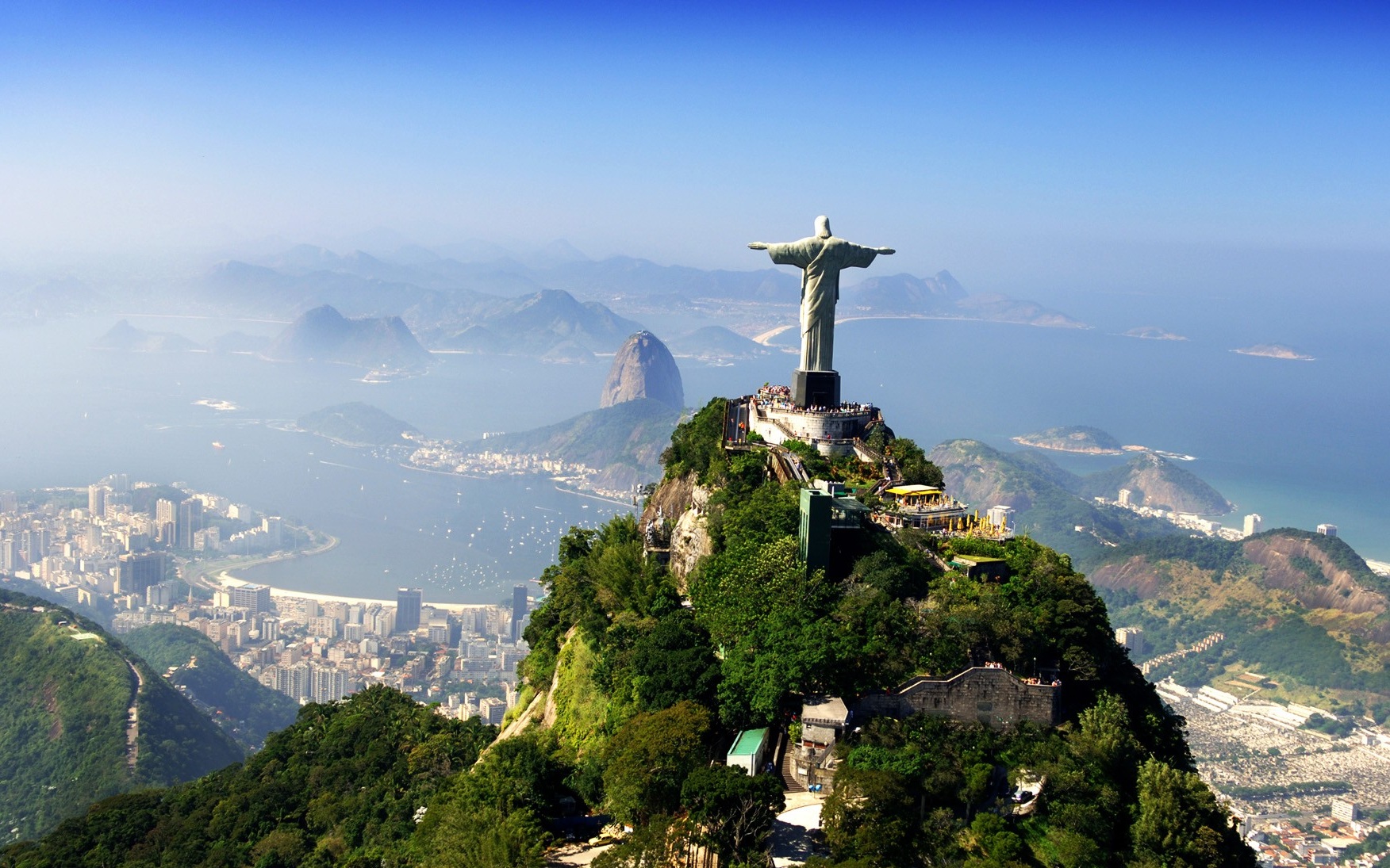 巴西里约城市面包山科尔科瓦多山基督像一日游专业导游酒店接送美味