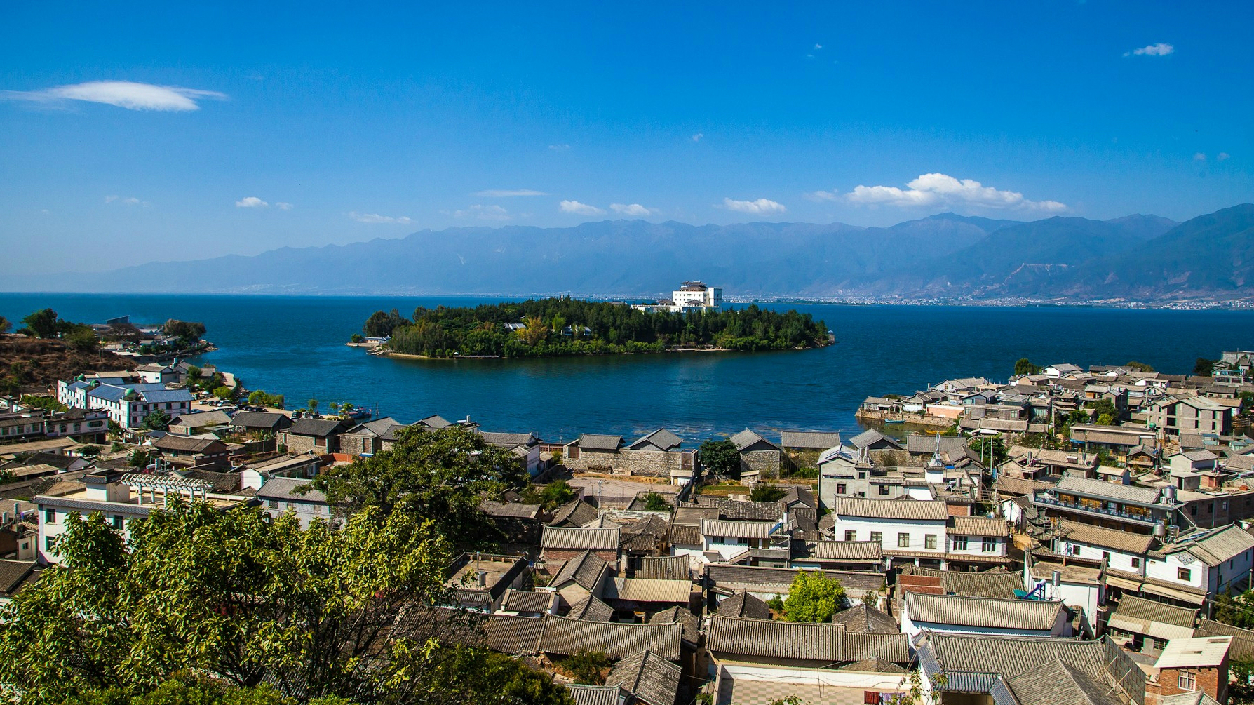 大理洱海人口密集度_骑车大理洱海四天