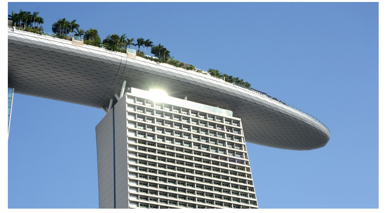 即订即用 网红金沙酒店空中花园观景台(扫码入园) 可选金沙无边泳池