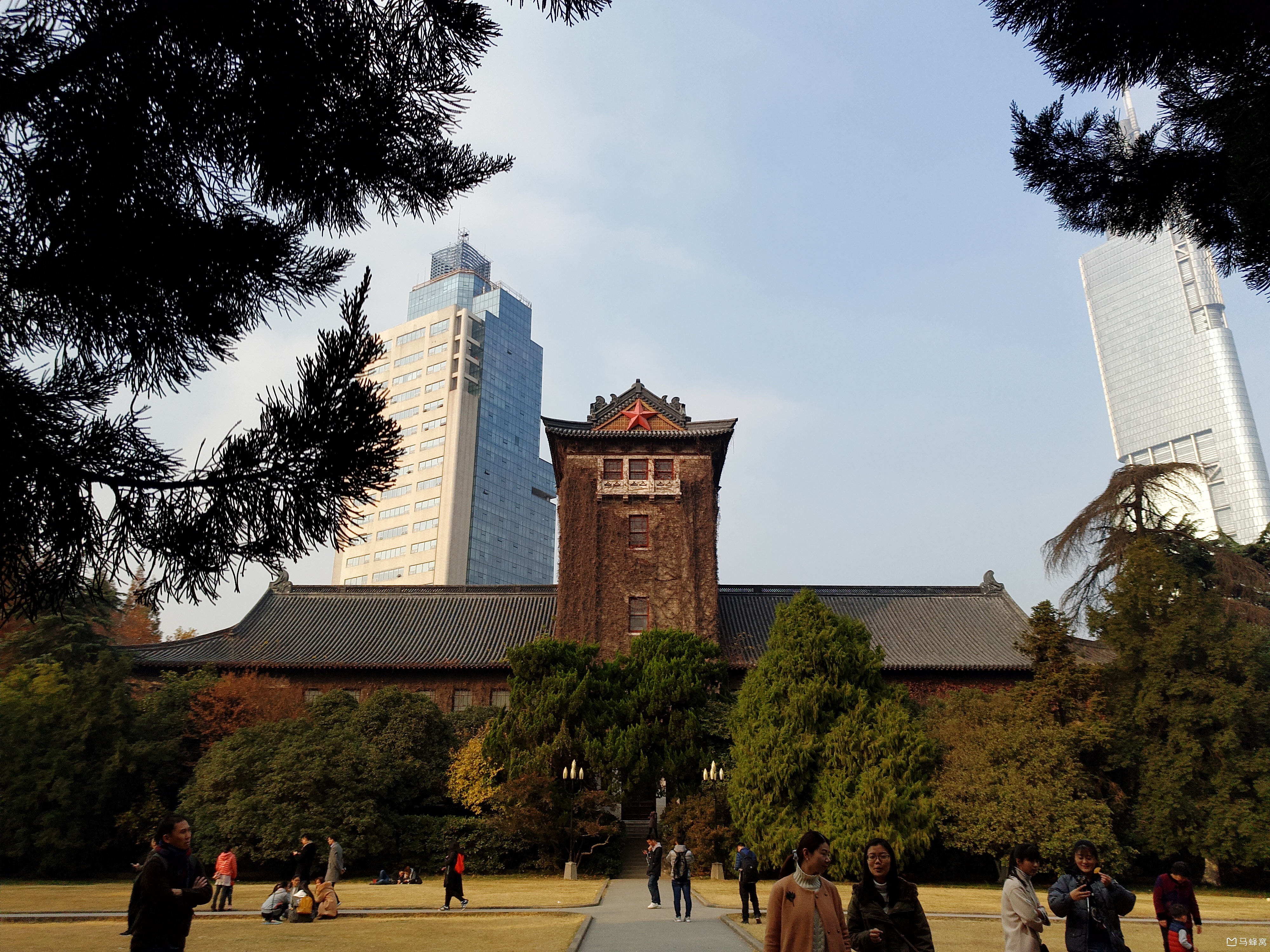 附近的两所大学可以选一所转转:东南大学四牌楼校区,南京大学鼓楼校区