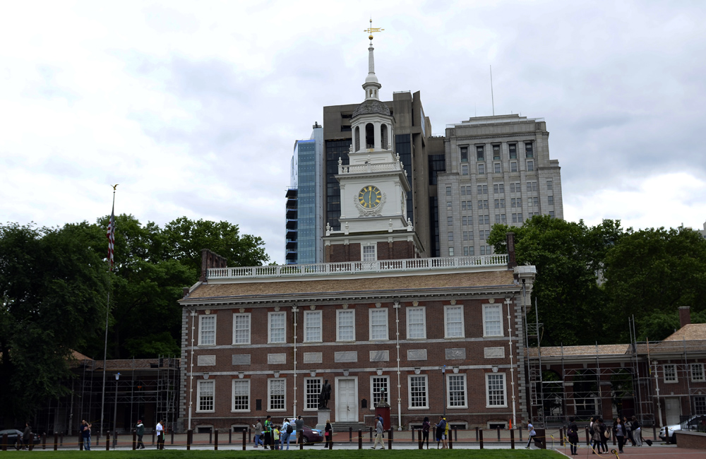 回复游记:美国印象(44)费城独立广场景观