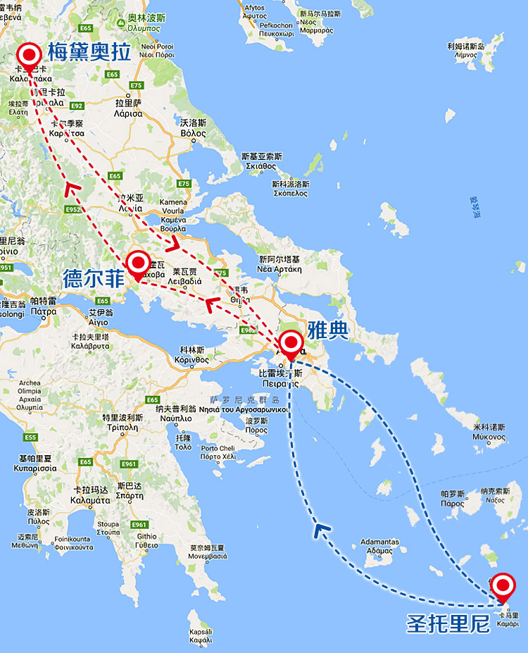 私家定制团 / 希腊8日浪漫蜜月之旅(爱琴海蓝白梦