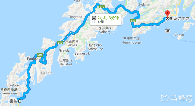 雷讷自驾到特罗姆瑟,中间停留在哪里好?_马蜂窝问答 - 马蜂窝