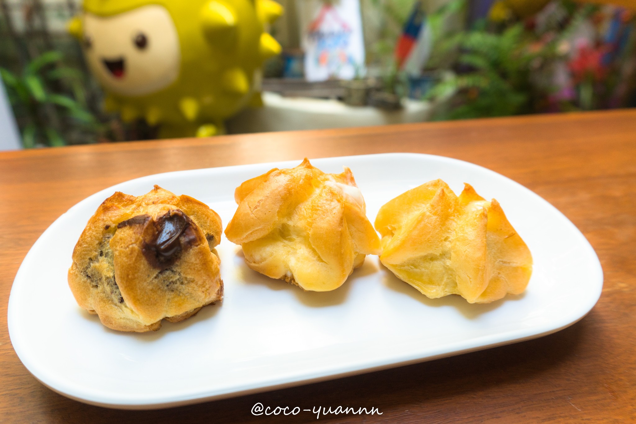                榴莲泡芙的榴莲味