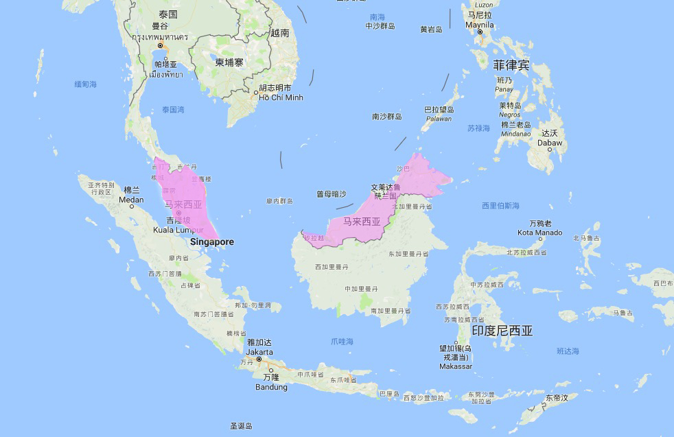 馬來西亞地圖位置 Sionva